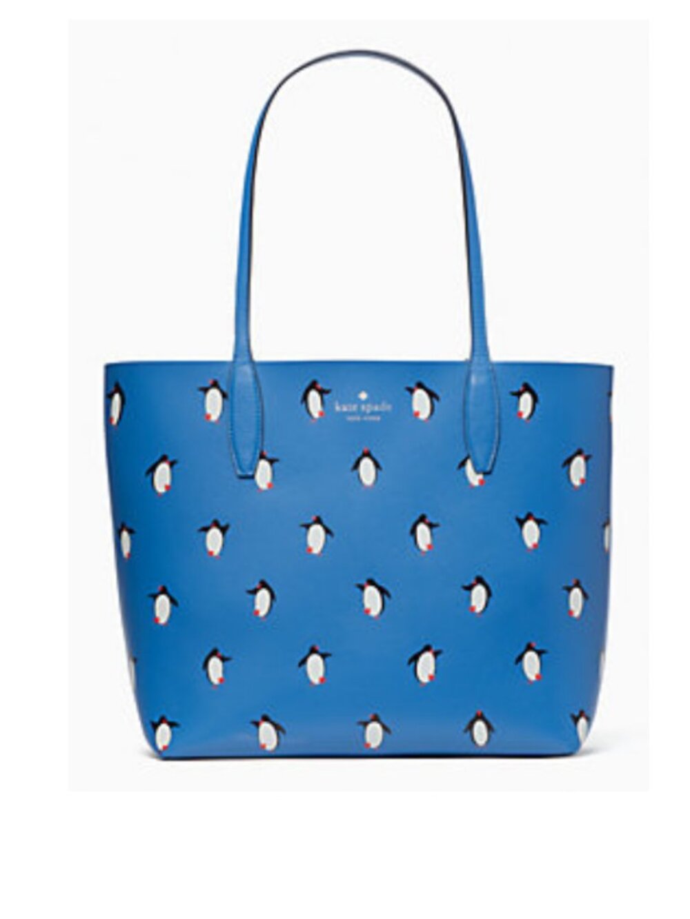 Kate Spade Arctic Friends Penguin Reversible Large Tote